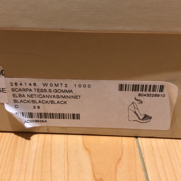 Stella McCartney mesh wedge size 36 new in box - Picture 4 of 9